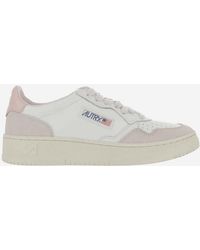 Autry - Leather Sneakers Medalist Low Trainers - Lyst
