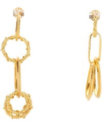 DSquared² - Earring With Chain Rings - Lyst