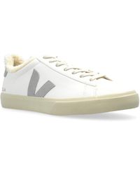 Veja - Campo Fured Leather Sneakers Shoes - Lyst