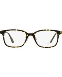 Moncler - Moncler Ml5160D Rectangle Tortoiseshell Acetate Eyeglasses - Lyst
