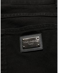 Dolce & Gabbana - Cottonstretch Regular Skinny Denim Jeans Cotton Elastane Clothing - Lyst
