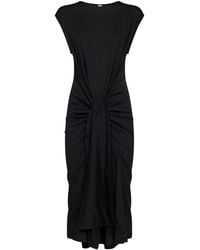TOTEME - Jersey Tie-Waist Midi Dress - Lyst