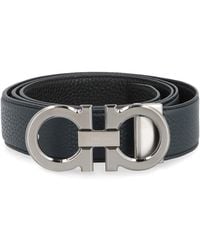 Ferragamo - Gancini Reversible Leather Belt - Lyst