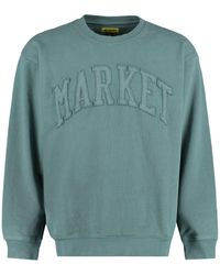 Market - Cotton Crew-Neck Sweatshirt - Lyst