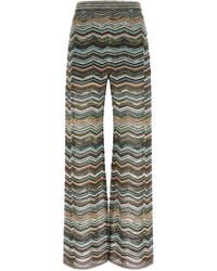 Missoni - Viscose Flared Pants - Lyst