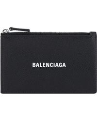 Balenciaga - Leather Cardholder Calf Bos Taurus Wallet - Lyst
