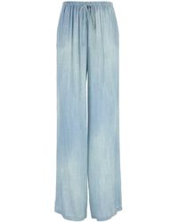 Ermanno Scervino - Relaxed Fit Wide-Leg Pants - Lyst