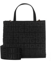Givenchy - Monogram Logo Embroidered G Mini Tote Bag - Lyst