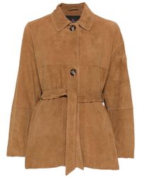 Peuterey - Machuca Suede Leather Jacket - Lyst