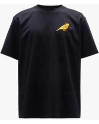 JW Anderson - T-shirt With Canary Embroidery - Lyst