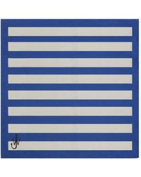 JW Anderson - Silk Scarf With Stripes - Lyst