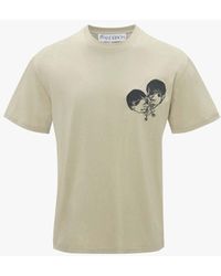 JW Anderson - Embroidered T-shirt - Pol Anglada Artwork - Lyst