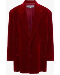 JW Anderson - Oversized Velvet Blazer - Lyst