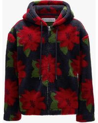 JW Anderson - Fleece Hooded Jacket - Lyst