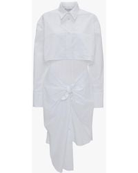 JW Anderson - Knotted Shirt Dress - Lyst