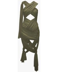 JW Anderson - Sleeveless Wrap Dress - Lyst