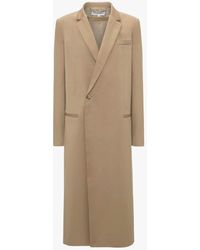 JW Anderson - Longline Double-breasted Tailored Coat - Lyst