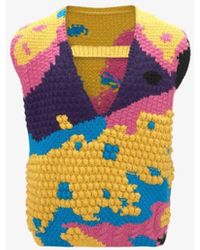 JW Anderson - Textured V Cut-out Vest - Lyst