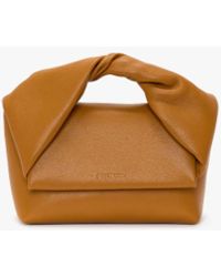 JW Anderson - Medium Twister - Leather Top Handle Bag - Lyst