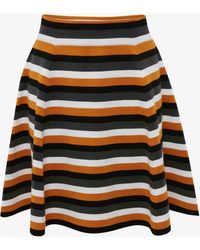 JW Anderson - Striped Flared Mini Skirt - Lyst