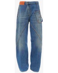 JW Anderson - Twisted Workwear Denim Jeans - Lyst