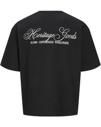 Jack & Jones - Oversize Cropped Fit Crew Neck T-Shirt - Lyst