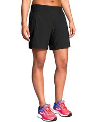 brooks 7 inch running shorts women's