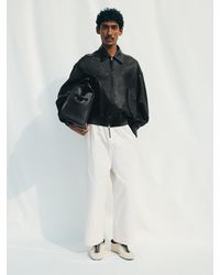 Jacquemus - The Losange Leather Bomber Jacket - Lyst