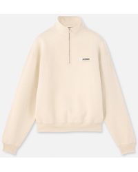 Jacquemus - The Gros Grain Zipped-Rollneck Sweatshirt - Lyst