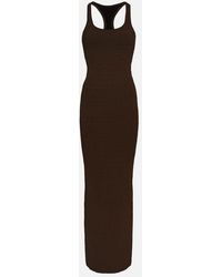 Jacquemus - Croc-Effect Racerback Maxi Dress - Lyst