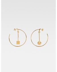 Jacquemus - The Nodo Hoops Earrings - Lyst