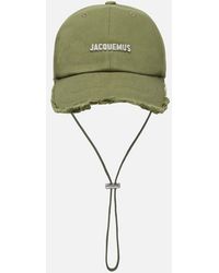 Jacquemus - La Casquette Artichaut Logo-Plaque Cotton-Twill Cap - Lyst