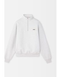 Jacquemus - The Gros Grain Zipped-Rollneck Sweatshirt - Lyst