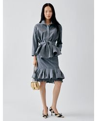 Jacquemus - The Cabana De-Nîmes Denim Skirt - Lyst