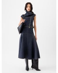 Jacquemus - The Triangle De-Nîmes Denim Skirt - Lyst