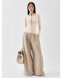 Jacquemus - The Merino Long-Sleeve Polo Shirt - Lyst