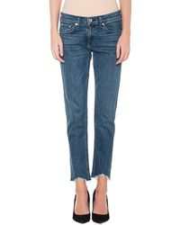 Rag & Bone Love Dre Ankle Capri Blue - Blau
