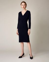 jaeger wrap dress