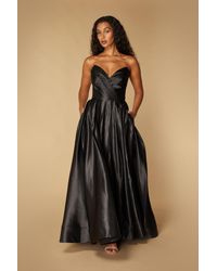 Jarlo - Julie V-Neck Strapless Maxi Dress - Lyst