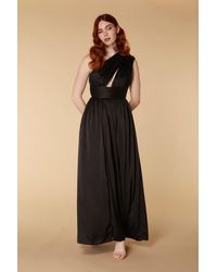 Jarlo - Daria One Shoulder Maxi Dress With Cut Out Detail - Lyst