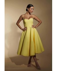 Jarlo - Jones Skater Midi Dress With Cami Straps - Lyst