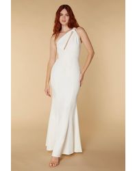 Jarlo - Zaria One Shoulder Fishtail Maxi With Cut Out Detail - Lyst