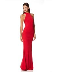 Jarlo - Caden Halter Neck Maxi Dress - Lyst