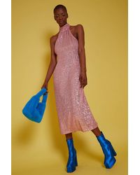 Jayley - Sequin Lightweight Maxi Dress - Lyst