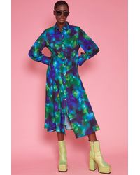 Jayley - Rayon Oversized Shirt - Lyst