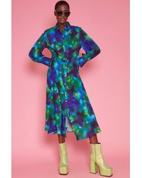 Jayley - Rayon Oversized Shirt - Lyst