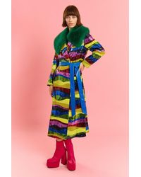 Jayley - Bamboo Sequins Trench Coat - Lyst