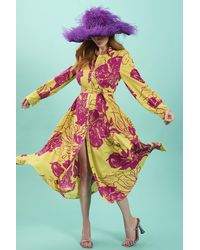 Jayley - Rayon Blend Sienna Floral Maxi Dress - Lyst