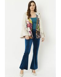 Jayley - Faux Suede Kate Jacket Size: M (Uk 12) - Lyst