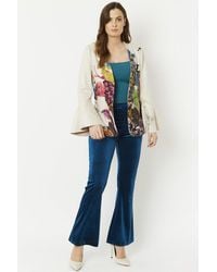 Jayley - Faux Suede Kate Jacket Size: M (Uk 12) - Lyst